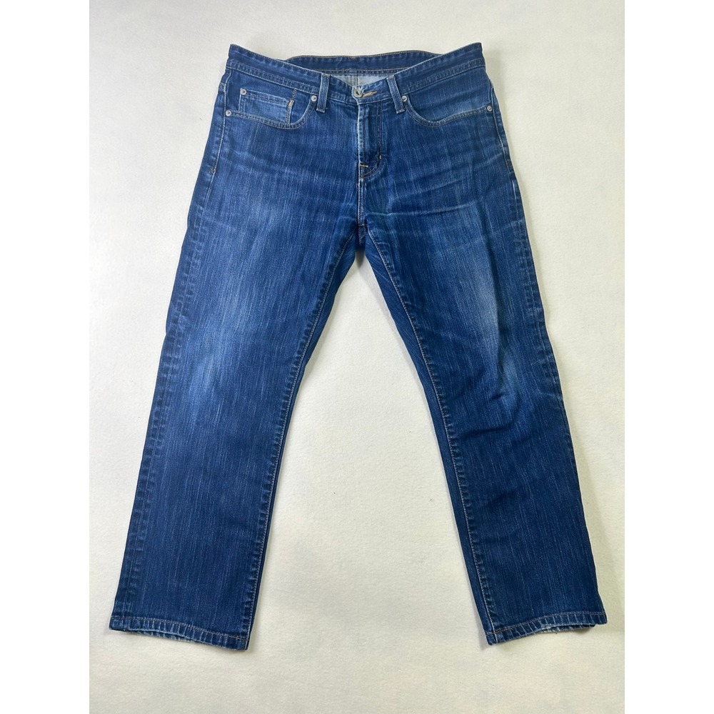 Cremieux Mercer Fit Mens 38x31 Dark Wash Straight Leg Denim Jeans Five Pocket